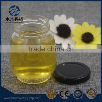 Round 180ml glass food jar honey jar jam jar