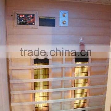 1 People Hemlock Material Ceramic Heater Infrared Sauna Room photo-3