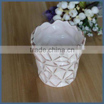 Eco-friendly Dolomite Ceramic Flower Pots Wholesale photo-5