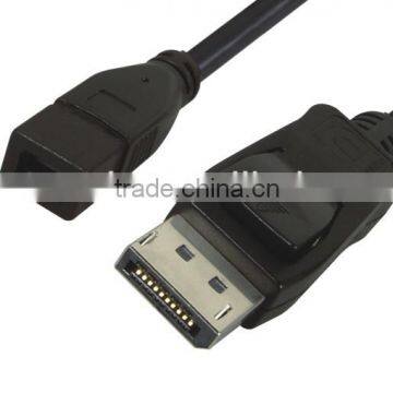 displayport male to mini displayport female cable