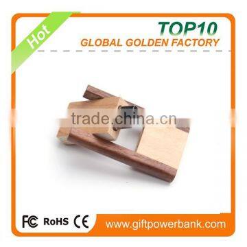 New Product 2016 Innovative Product High Capacity Swivel Wood Usb Stick photo-5