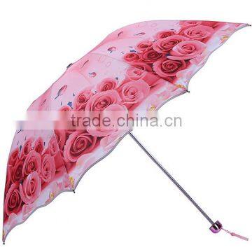 Travel Umbrella Beautiful Flower Umbrella Colorful photo-4