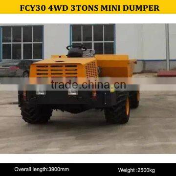 manufacture of 3T mini dumper 4X4