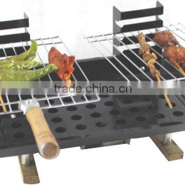 Portable Charcoal Korean BBQ Grill Table With Double Handle