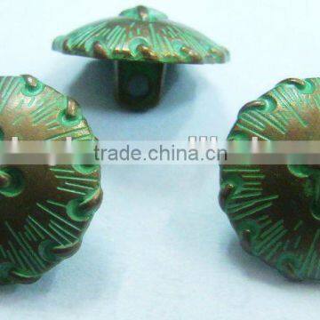 Umbrella Shape and Noble Metal Alloy Button for Garment