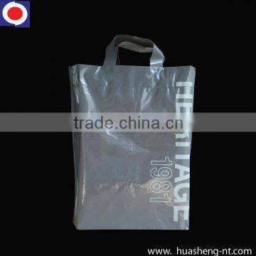 100% virgin material LDPE soft loop bag for cloth