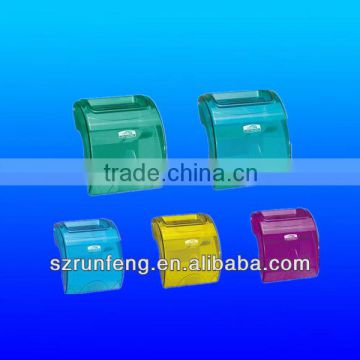 Plastic tissue box in various colors