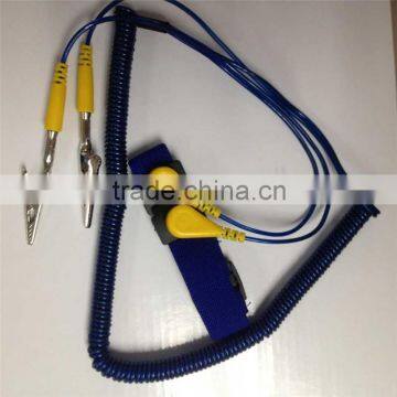 Clean Room Nylon Wrist Strap With Lead