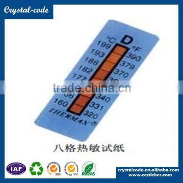 Hot Sale Water Custom Printed Waterproof Heat Resistant Thermal Indicator Sticker photo-2