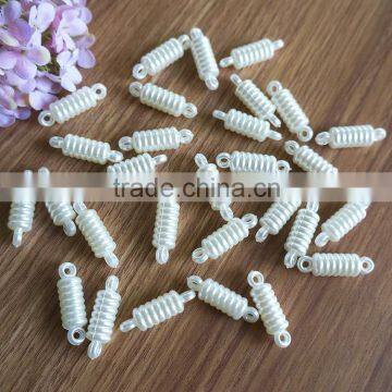 High Quality ABS pearl imitation spring shape fancy pearl for DIY decoration