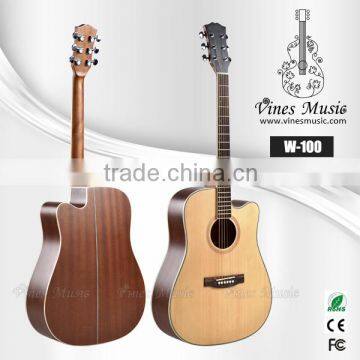 41'acoustic guitar white&guitar wholeasale china