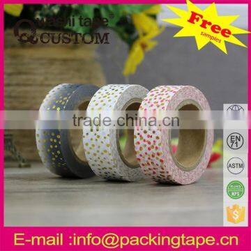 China Wholesale DIY Hot Sale Gold Stamping Paper Tape for Cards Decoration photo-4