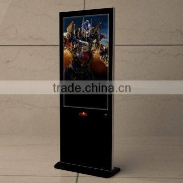 46 inch floor stand interactive multi touch all in pc touch screen kiosk for advertising