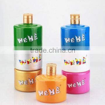 Beverage glass bottle 350ml spray color bottle painting wine bottle mini liquor bottle