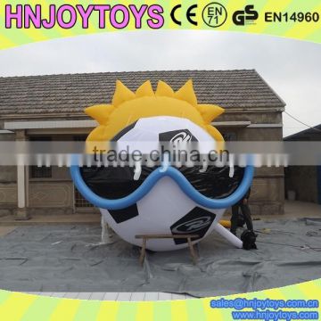 Advertising PVC Inflatable Football Mascot