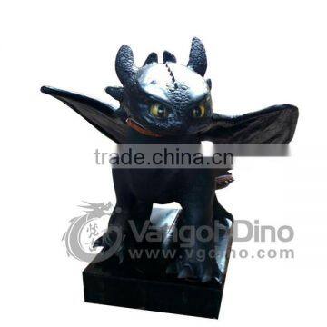 VGD-827 outdoor life-size dragon statues toothless how to train your dragon