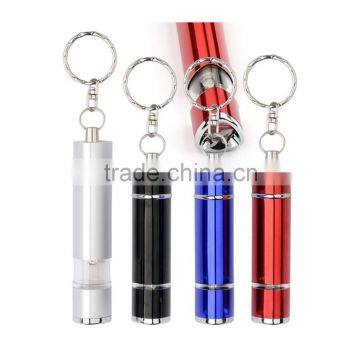 Bright ABattery Powered Durable Led Flashlight Wholesale Aluminium colorful Led Key Ring