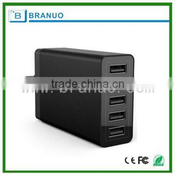 2016 Intelligent 5 USB ports desktop dock charger , with Q.C 2.0 Standard