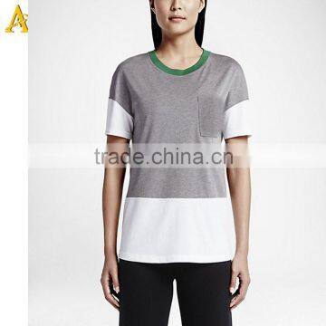 Wholesale China fashion design blank pima cotton custom woman t shirt