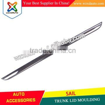 ABS Chrome Rear Tail Down Trunk Lid Moulding Cover TRUNK LID MOULDING FOR CHEVROLET SAIL 2010