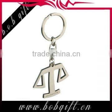 zinc alloy keyring/ metal libra key ring