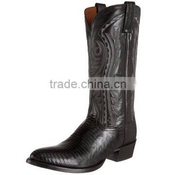 Western cowboy riding fashion men genuine leather boots