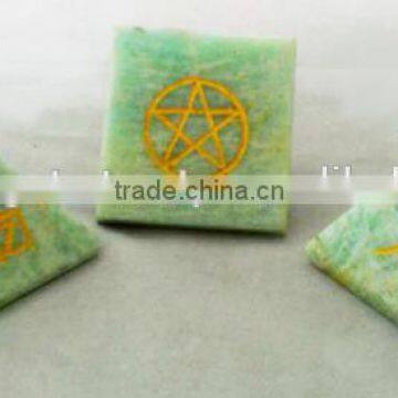 Amazonite Reiki Pyramids | Reiki Symbols