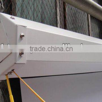 150" Matte White Remote Control Electric Projection Screen photo-3