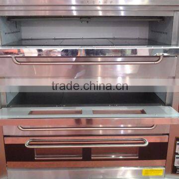 Bakery Equipment Stainless Steel Material 3 Layer Gas Oven With 9 Trays photo-3