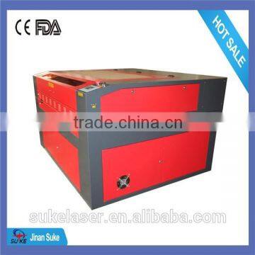 100w 9060 CO2 fabric laser cutting machine with Front and real door