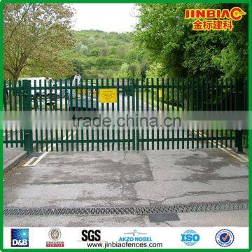 PVC palisade fencing