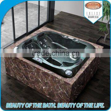 Hot sale rectangular outdoor massage hydro spa hot tub bathtubs