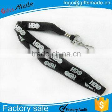 printed lanyard/lanyard with logo/custom polyester lanyard