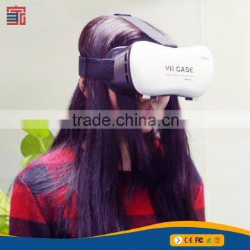 Crazy Hot Sale VR BOX With Remote Version 2.0 Generation Distance Adjustable 3D Glasses VR box VR Case