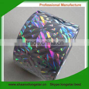 36mic PVC/PET Holographic Film for Tinsel Garland