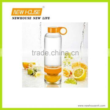 BPA Free Citrus Lemon Water Bottle, Fruit Infuser Water Bottle