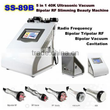 5 in 1 40K Ultrasonic Vacuum Bipolar RF Slimming Beauty Machine