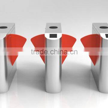 Rfid Card or Fingerprint Time Attendance Flap Turnstile Gate With Access Control System photo-5