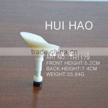 2015 fashion ABS lady shoe heel