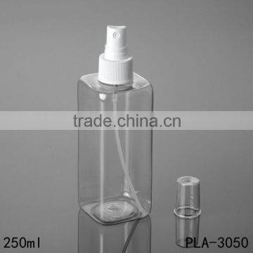 Recycle Use Lotion Container 250ml Plastic PET Spray Bottle