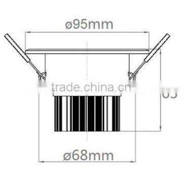 Opte Dimmable 6 Watts MR16 Retrofit LED Downlight Lamp SAA 3000K Warm White photo-5
