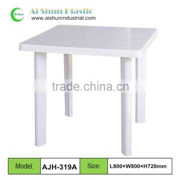 white folding plastic outdoor dining table