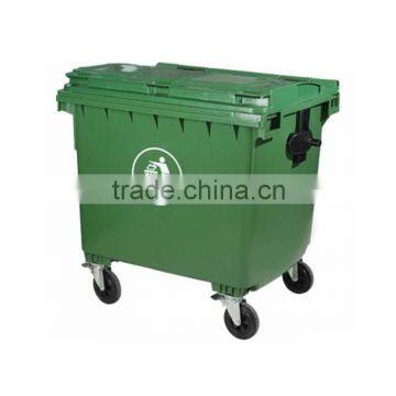 1100 liter large size plastic garbage bin