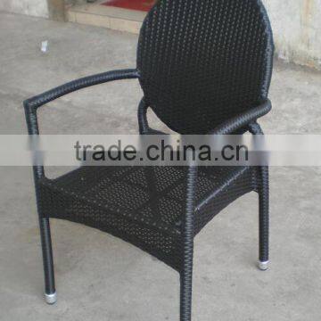 PE rattan wicker high quality star hotel chair accent chair dining chair