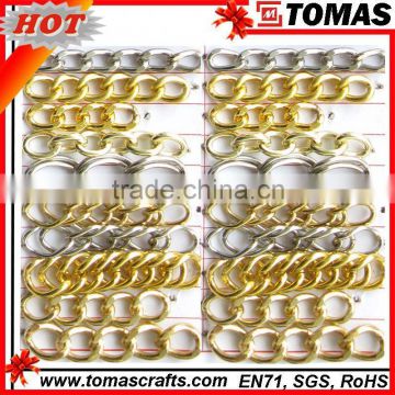 Guangzhou custom gold plating brass jewelry chain