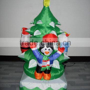 Rotating 360 Degrees Inflatable Christmas Decoration Outdoor photo-6