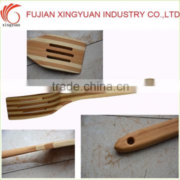 Vertical Grain Bamboo Kitchen Utensils,Bamboo Spatula, promotional style bamboo spoon