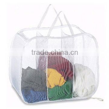 Deluxe foldable Laundry Basket Storage Basket Pop-up mesh Laundry hamper