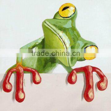 Wholesale Promotional Hot Sell Modern Canvas Small Dog Oil Painting photo-4