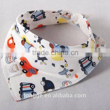 2016 New 3pcs Cotton Baby Boy Girls Bandana Bibs Saliva Towel Dribble Triangle Head Scarf